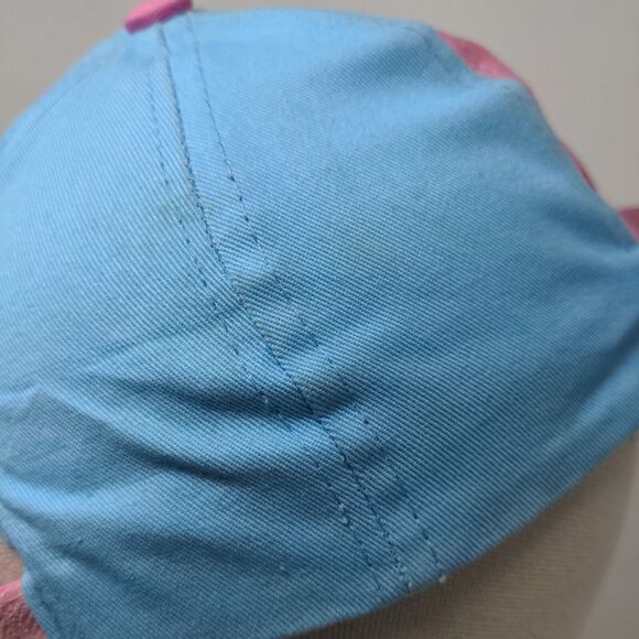 Disney Minnie Mouse Girl's Strapback Hat Blue Pink Adjustable Graphic Logo - Picture 6 of 8